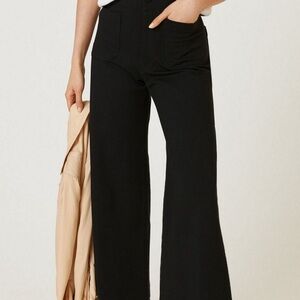 Anthropologie Maeve Colette Ponte Black Pants - Sz. 27